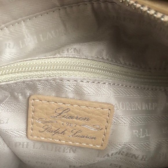 Lauren Ralph Lauren Indian Cove tan leather tote - Picture 14 of 14